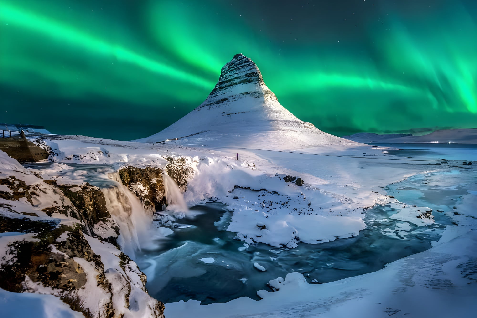 iceland in december northern lights kirkjufell